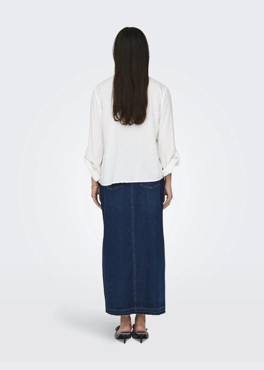 JDY White Diana Dobby Shirt - 10 Image 2