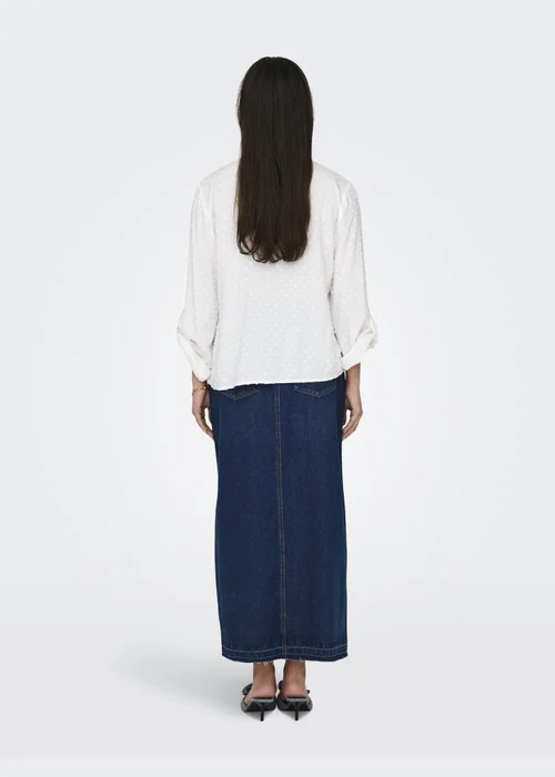 JDY White Diana Dobby Shirt - 10 Image 2