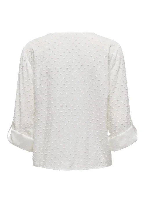 JDY White Diana Dobby Shirt - 10 Image 7