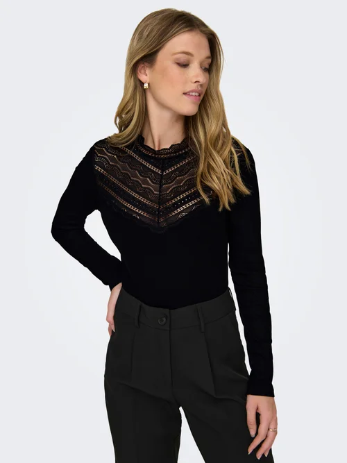 JDY Black Lace Bodysuit - 8 Image 4