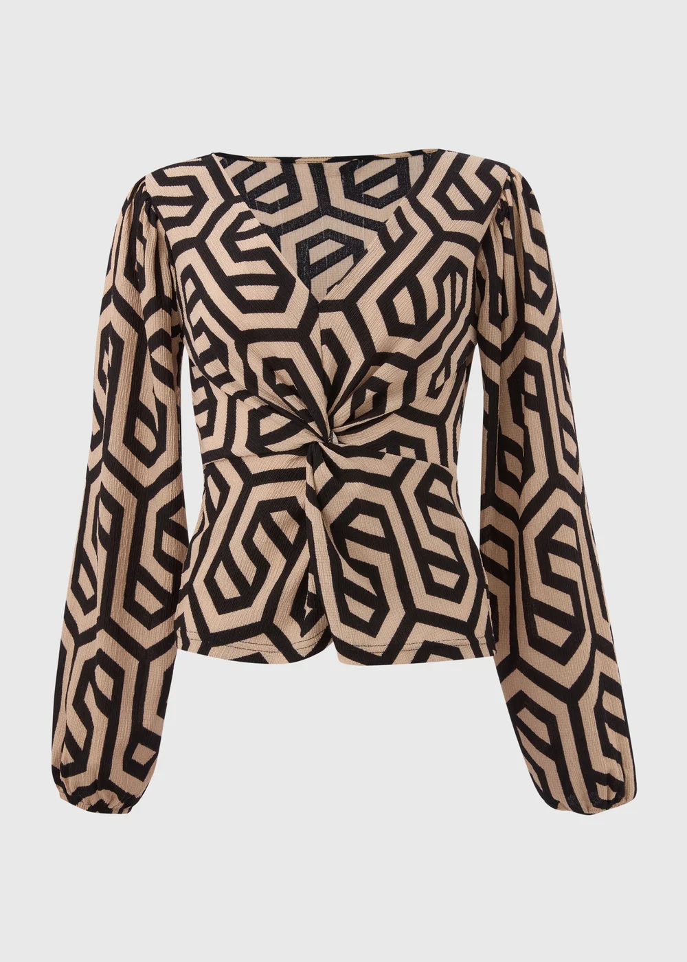 JDY Monochrome Knot Top - Size 8 Image 5