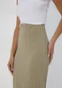 JDY Brown Midi Skirt - Size 8 Image 3