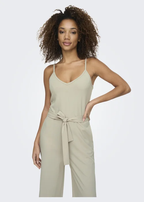 JDY Grey Strappy Jumpsuit - 10 Image 3