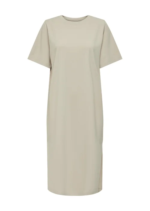 JDY Grey Geggo T-Shirt Midi Dress - 10 Image 6