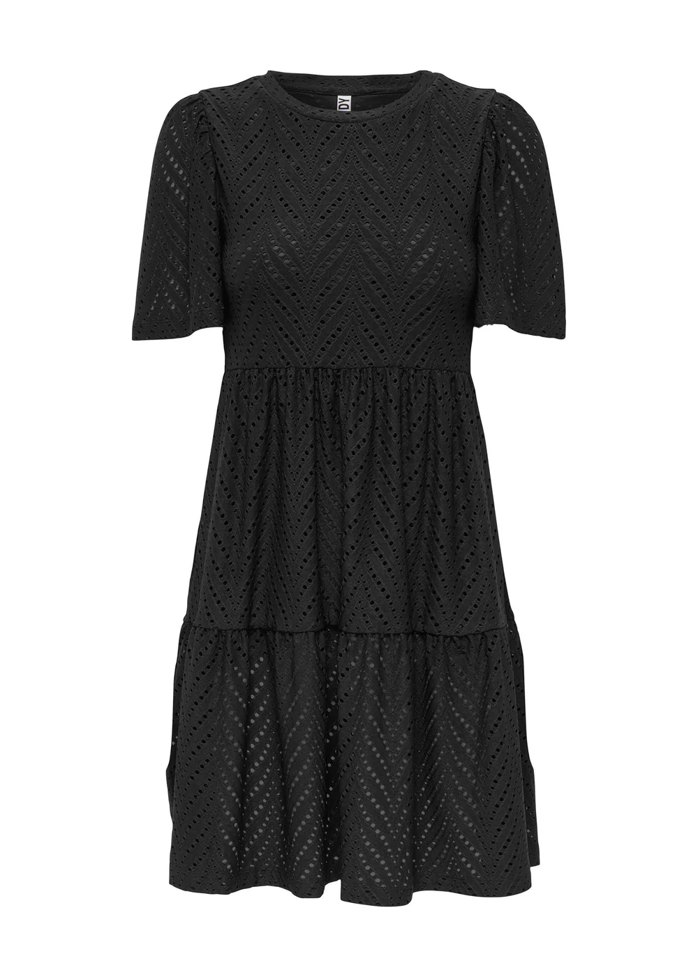 JDY Black Short Sleeve Carla Dress - 8 Image 2