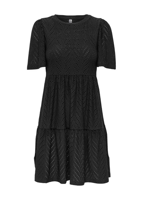 JDY Black Short Sleeve Carla Dress - 8 Image 2