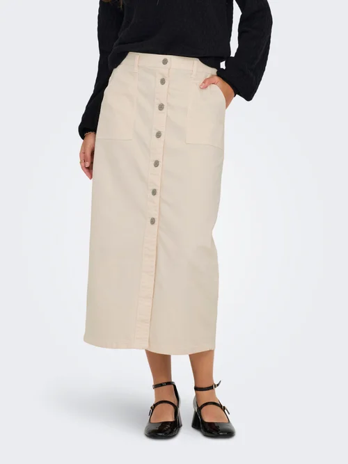JDY Ecru Nora Pocket Skirt - 8 Image 1