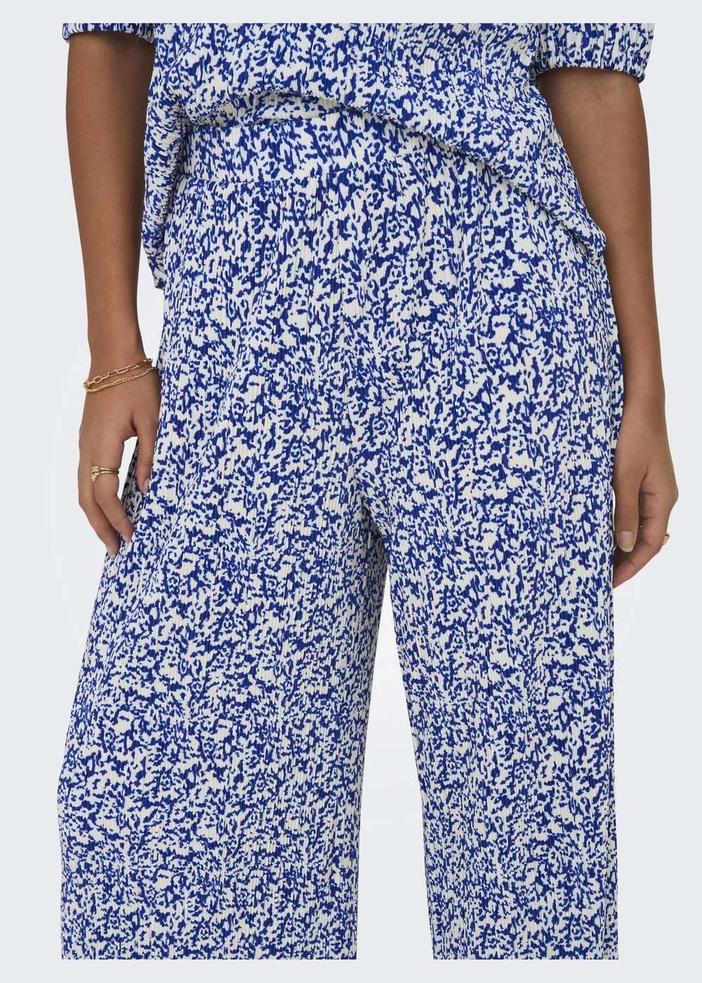 JDY Multicolour Plisse Pants - 8 Image 4