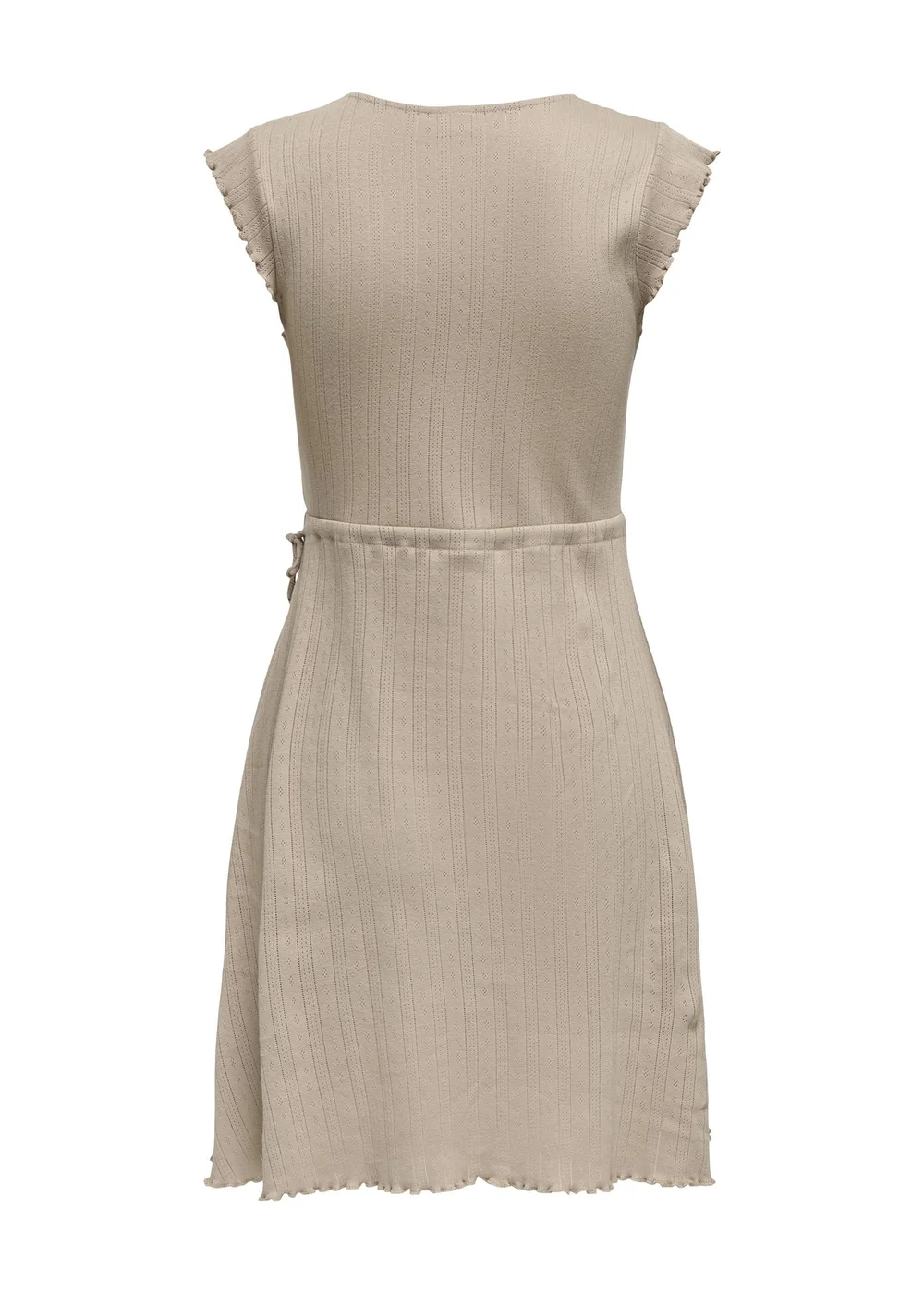 JDY Taupe Salsa Life Mini Wrap Dress - 8 Image 2
