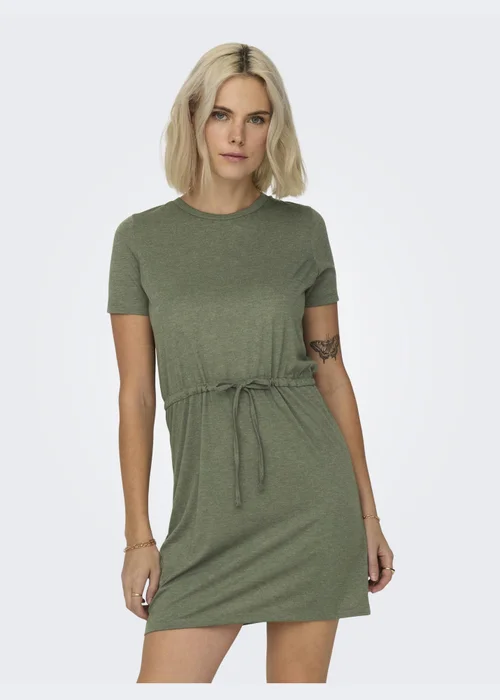 JDY Khaki Dalai String Dress - 8 Image 1