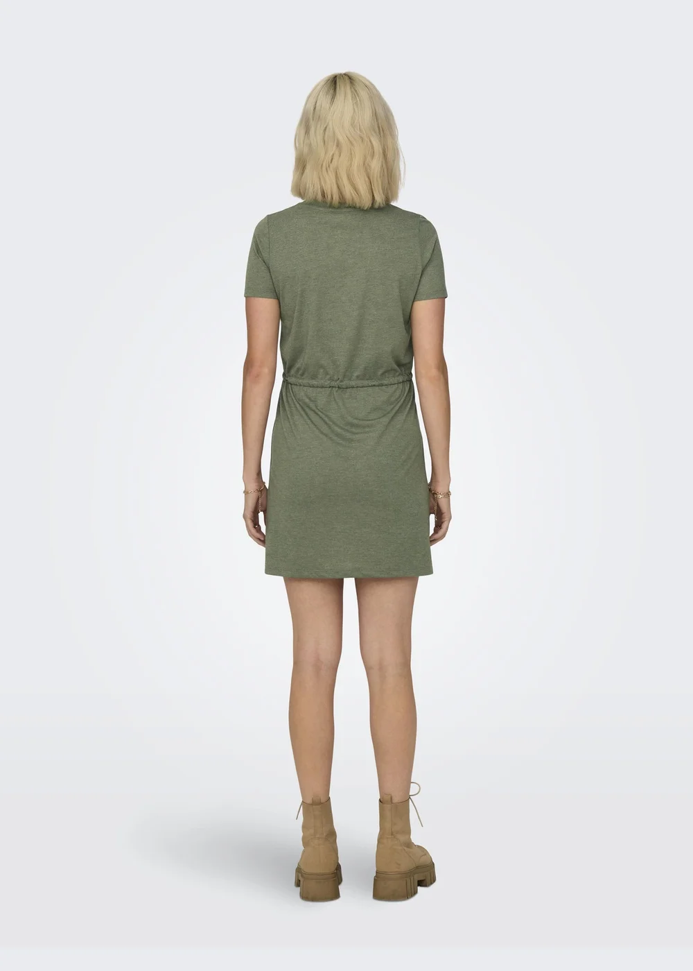 JDY Khaki Dalai String Dress - 8 Image 2