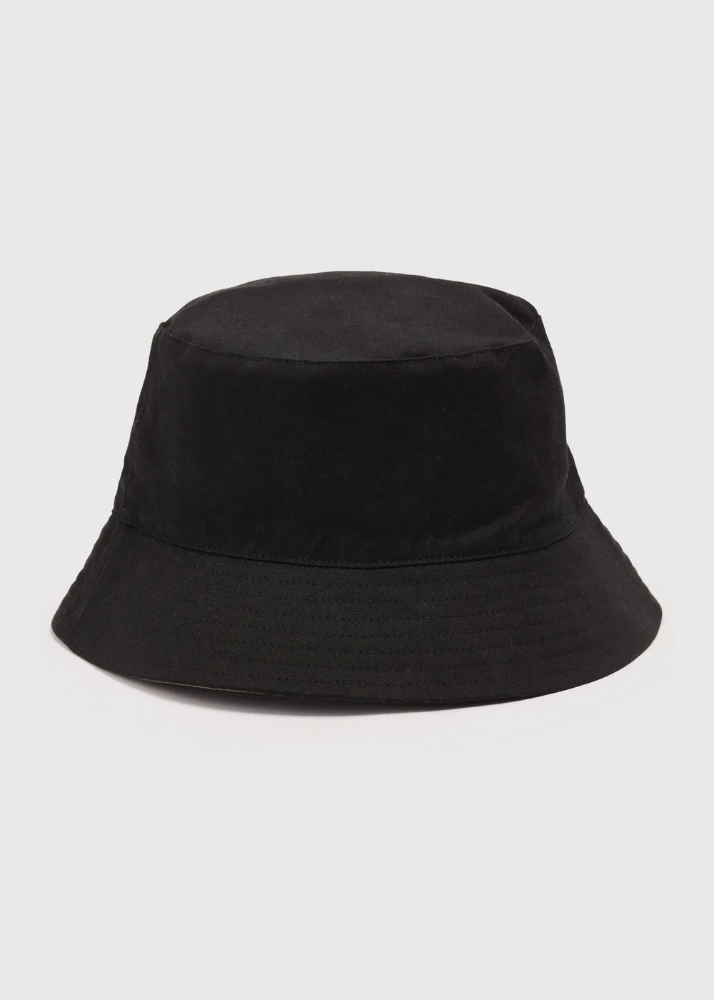 Black/Khaki Reversible Bucket Hat - Small/Medium Image 1