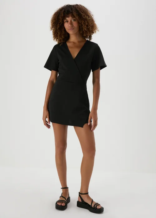 JDY Black Geggo Skort Playsuit - 16 Image 4
