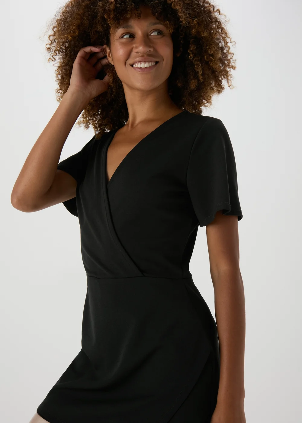 JDY Black Geggo Skort Playsuit - 16 Image 3