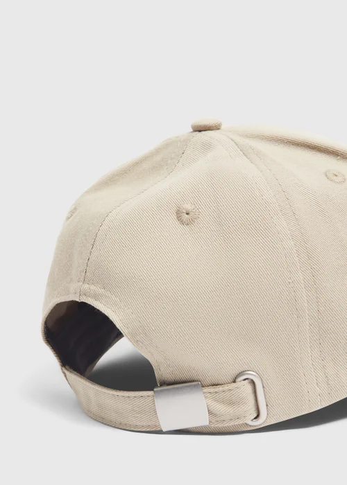 Khaki Plain Cap - One Size Image 2