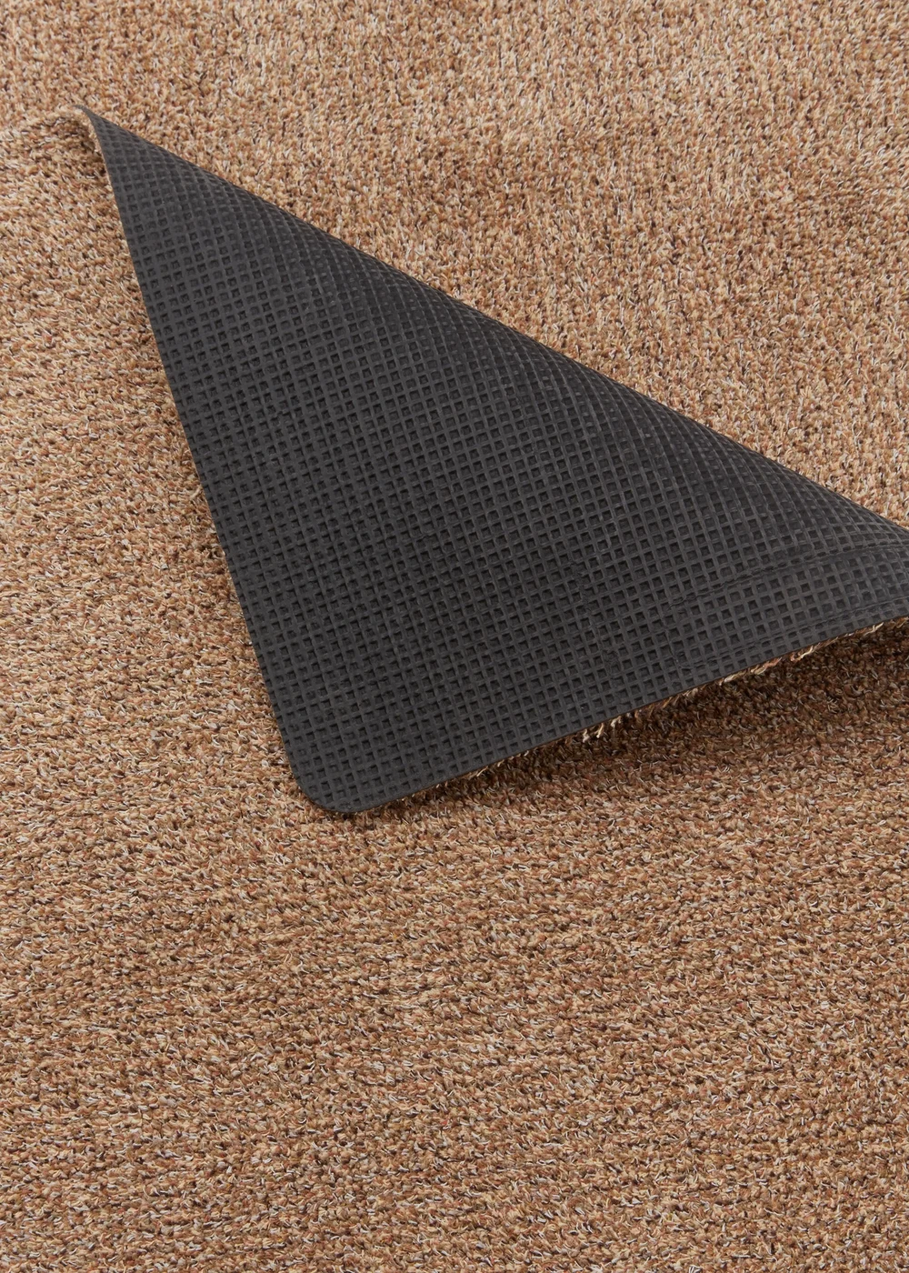 Brown Plain Linen Doormat (50cm x 75cm) Image 2