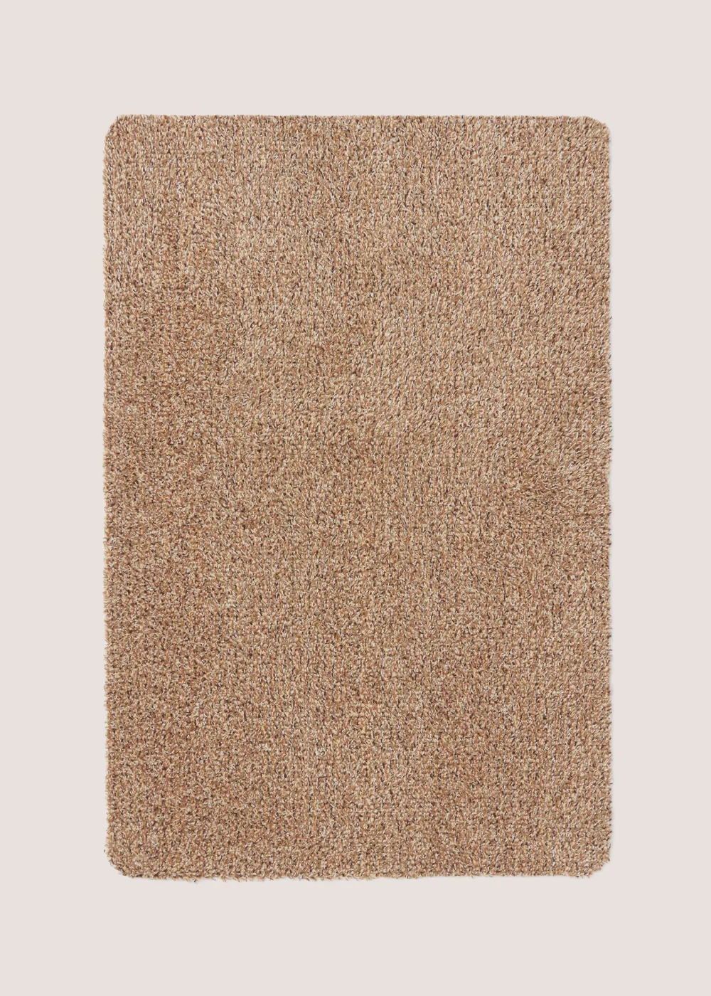 Brown Plain Linen Doormat (50cm x 75cm) Image 1