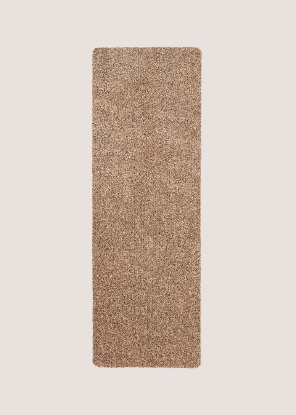 Brown Linen Plain Door Mat (50x150cm) Image 1