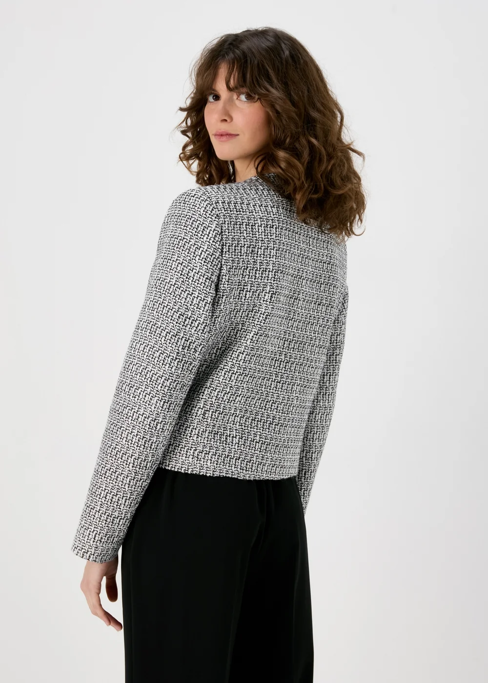 Et Vous Grey Boucle Biker Jacket - 8 Image 2