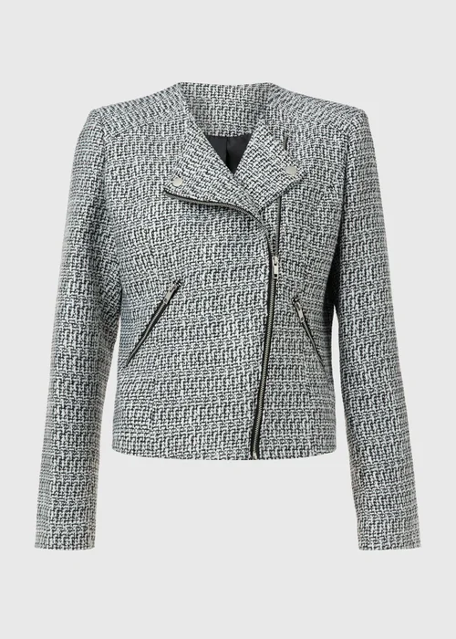 Et Vous Grey Boucle Biker Jacket - 8 Image 5