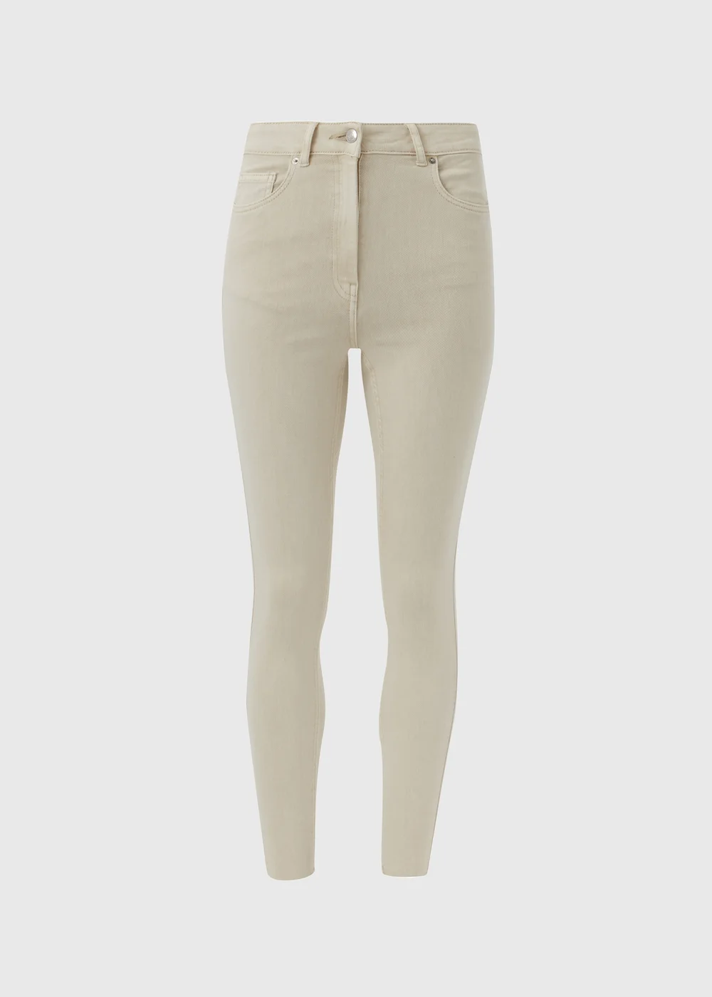 Ecru Ankle Grazer Skinny Jeans - 8 Image 5