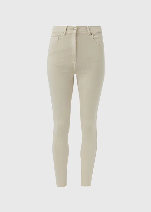 Ecru Ankle Grazer Skinny Jeans - 8 Image 5