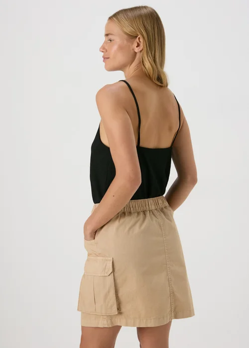 Stone Cargo Mini Skirt - 8 Image 2