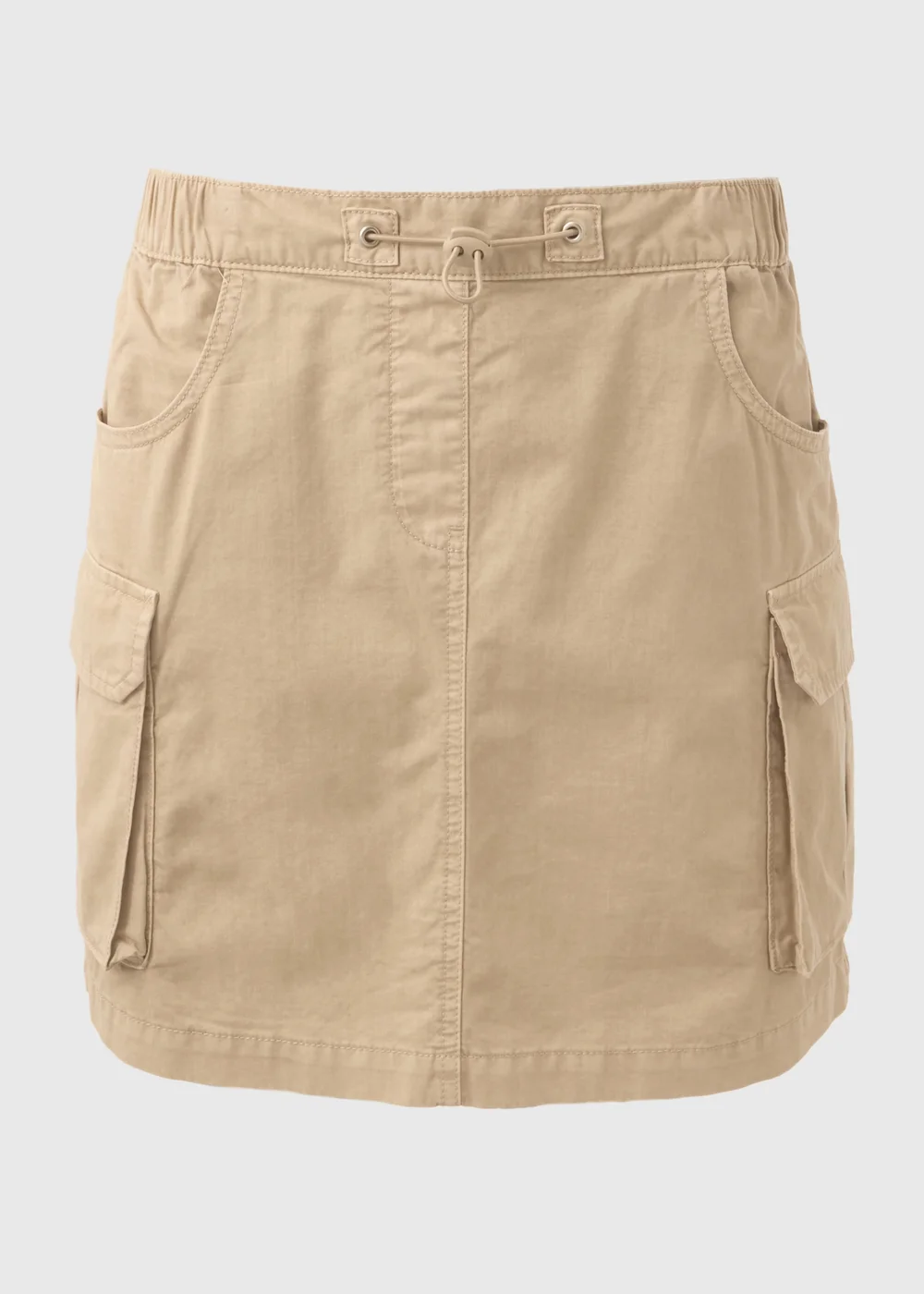 Stone Cargo Mini Skirt - 8 Image 5