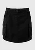 Black Cargo Mini Skirt - Size 8 Image 5