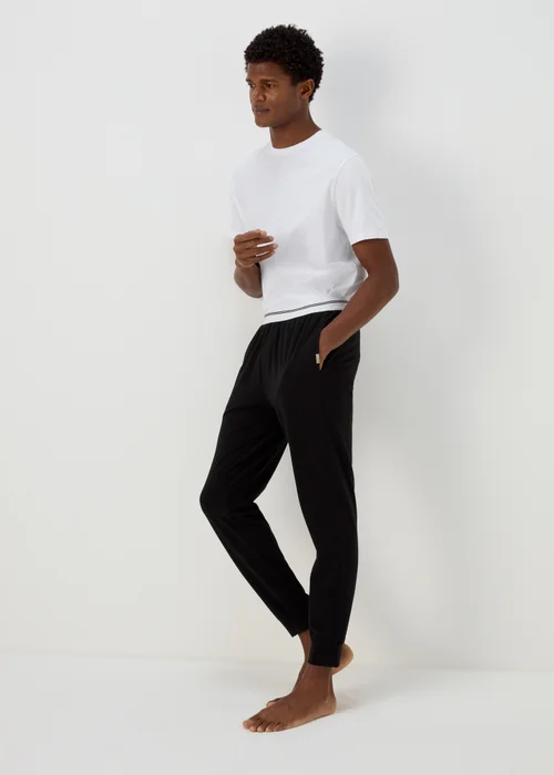 Black Stripe Jacquard Waistband Trousers - Extra small Image 1