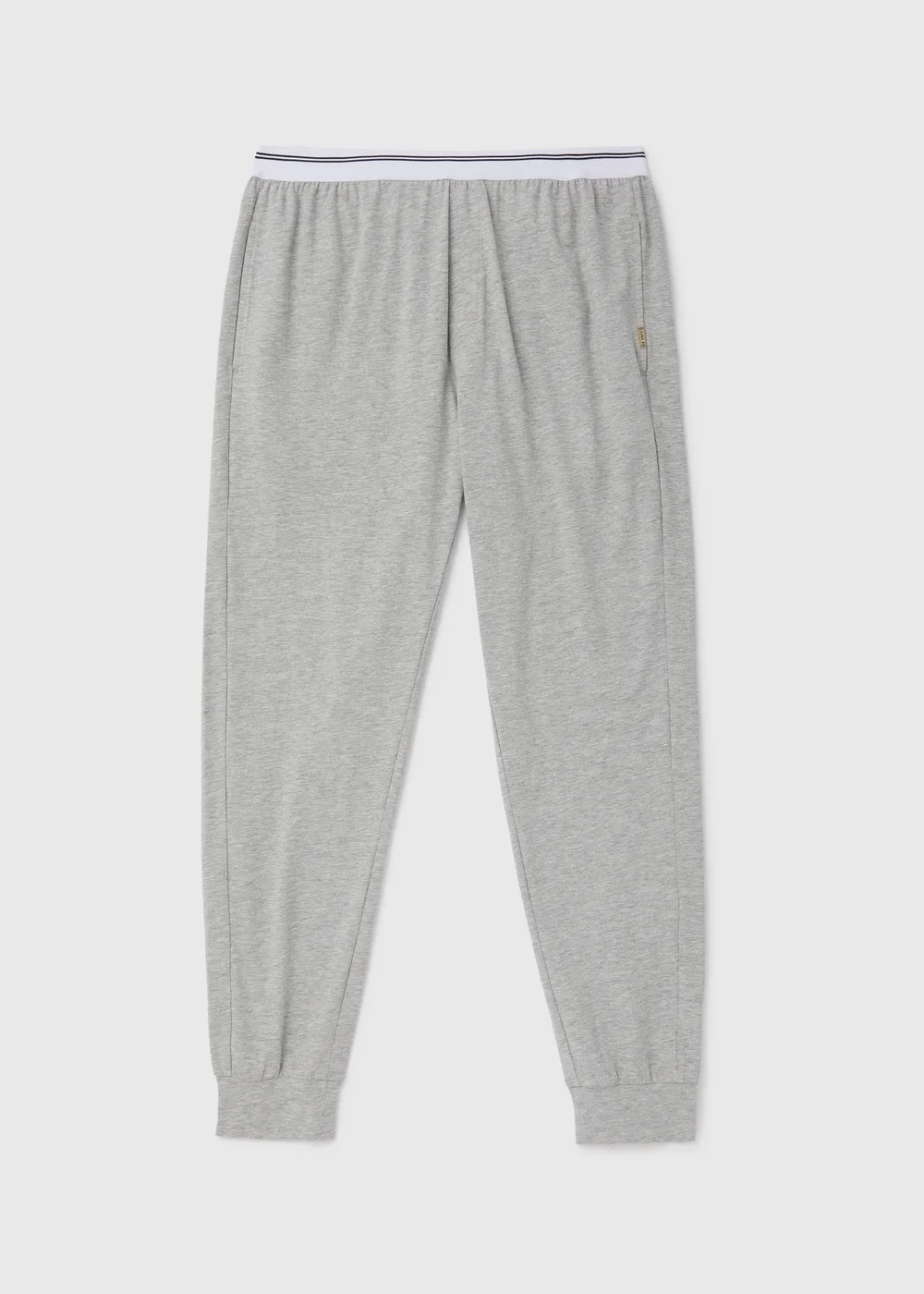 Grey Stripe Jacquard Waistband Joggers - Extra small Image 4