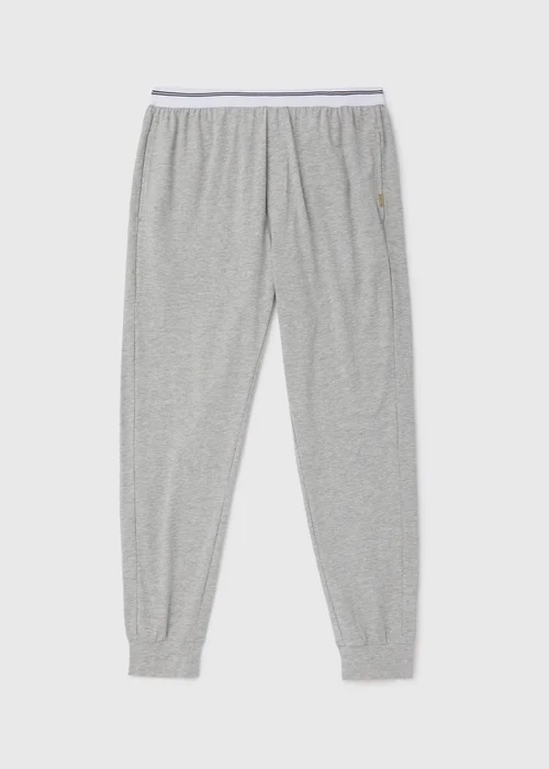 Grey Stripe Jacquard Waistband Joggers - Extra small Image 4