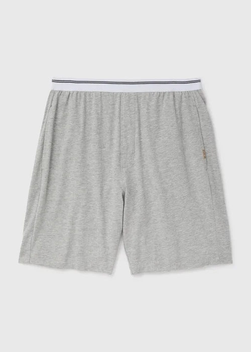 Grey Stripe Jacquard Waistband Shorts - Extra small Image 4