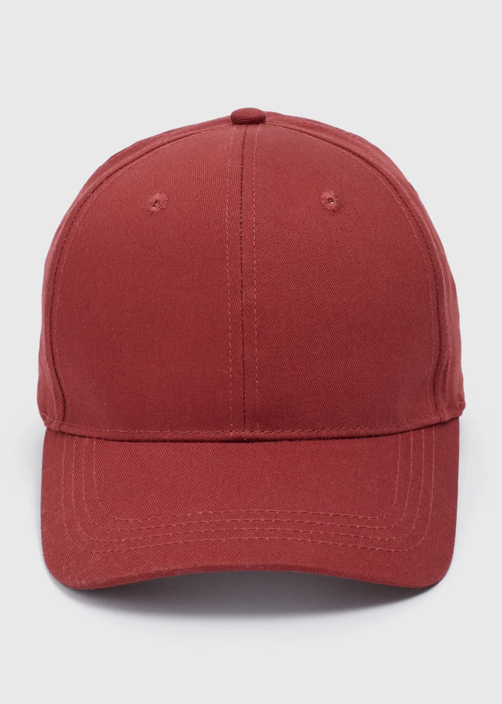 Red Washed Cap - One Size Image 1