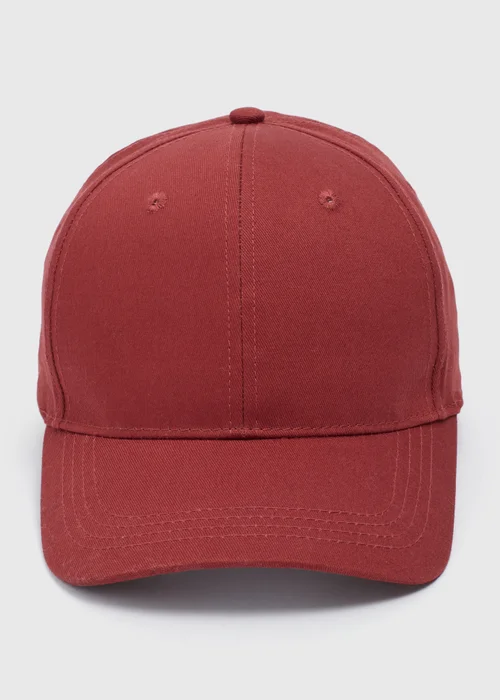 Red Washed Cap - One Size Image 1