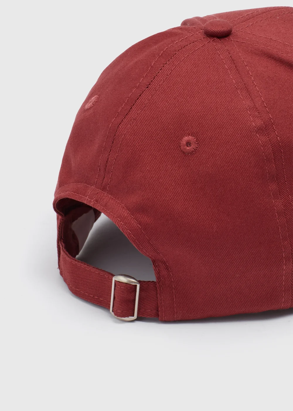 Red Washed Cap - One Size Image 2