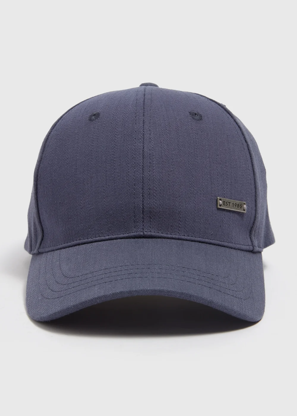 Grey Slub Cap - One Size Image 1