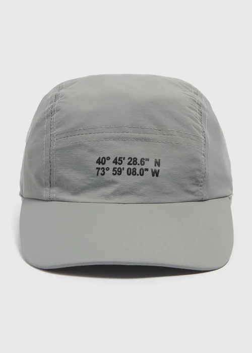 US Athletic Grey Ripstop Panel Cap - One Size Image 1