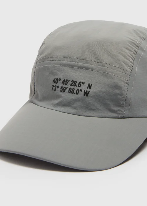 US Athletic Grey Ripstop Panel Cap - One Size Image 2
