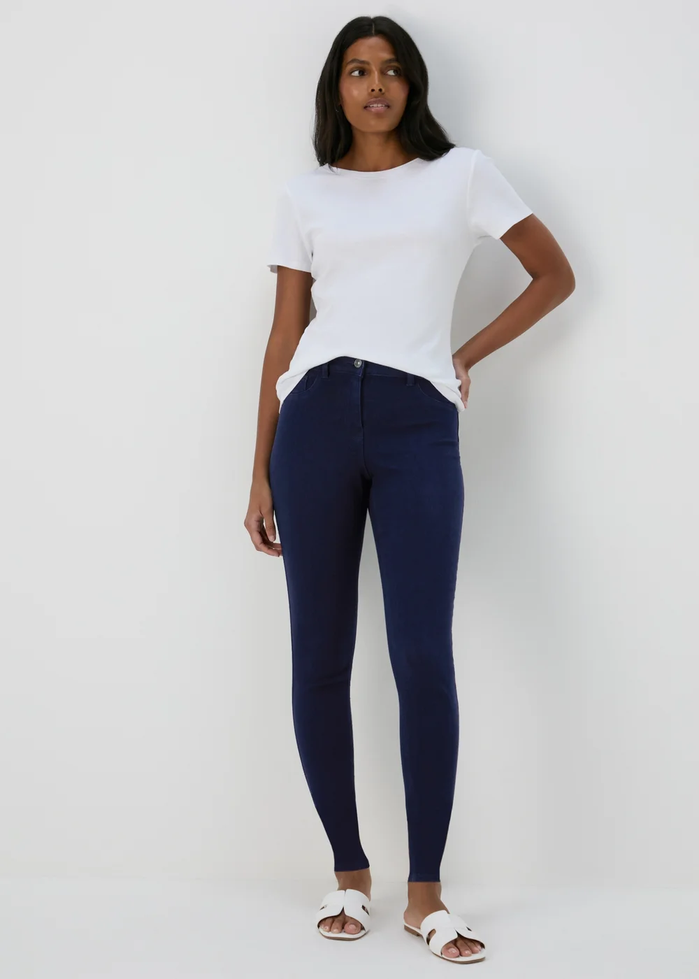 Indigo Skinny Jeans - 8/L29 Image 1