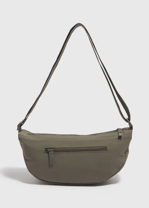 Khaki Cross Body Pouch Bag - One Size Image 3