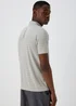 Souluxe Ice Grey Stripe Golf Polo Shirt - S Image 2