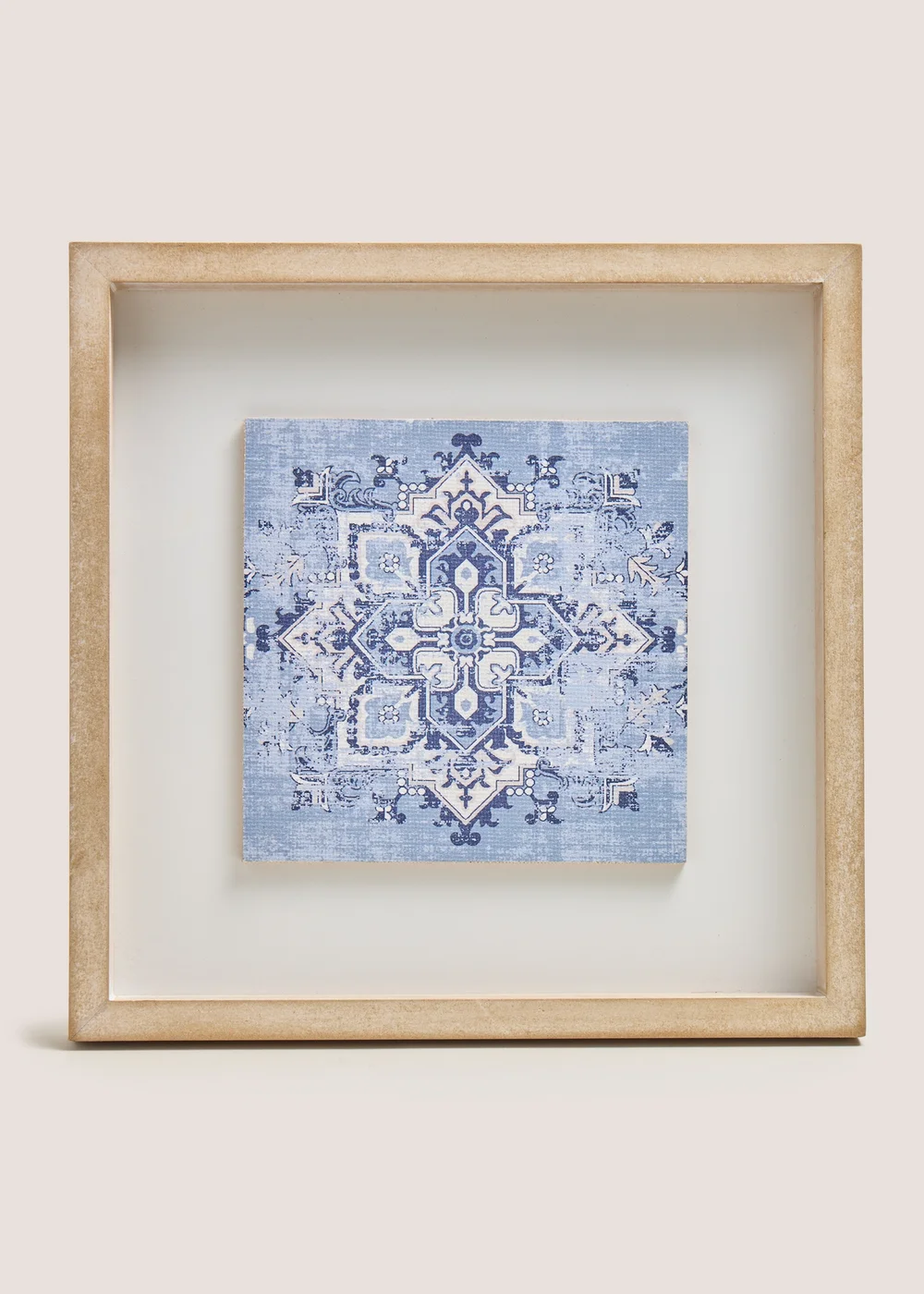 White Moroccan Art Wall Tile (30cm x 25cm x 30cm) Image 1