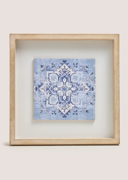 White Moroccan Art Wall Tile (30cm x 25cm x 30cm) Image 1