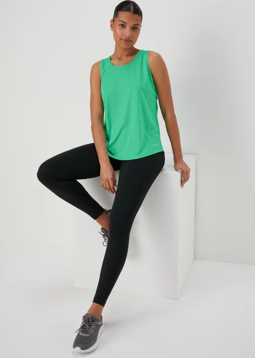 Souluxe Green Mesh Detail Vest - S Image 4