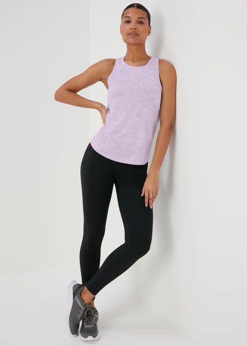 Souluxe Lilac Jacquard Vest - S Image 1