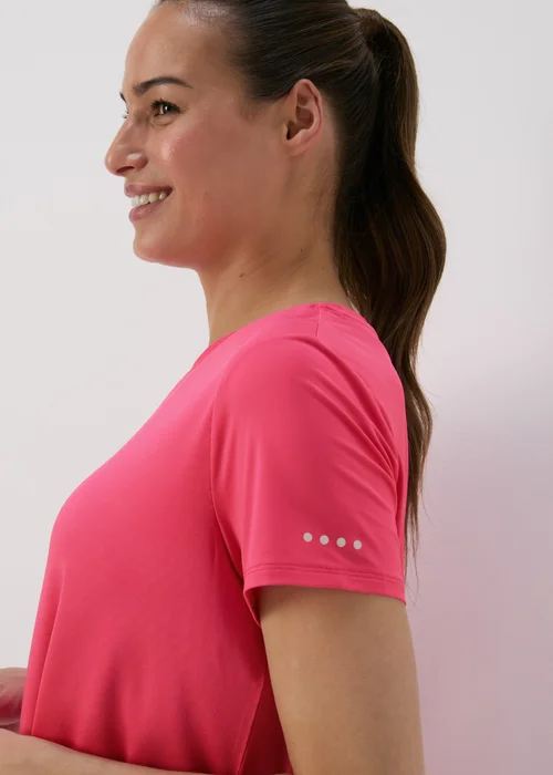 Souluxe Pink Longline T-Shirt - S Image 3