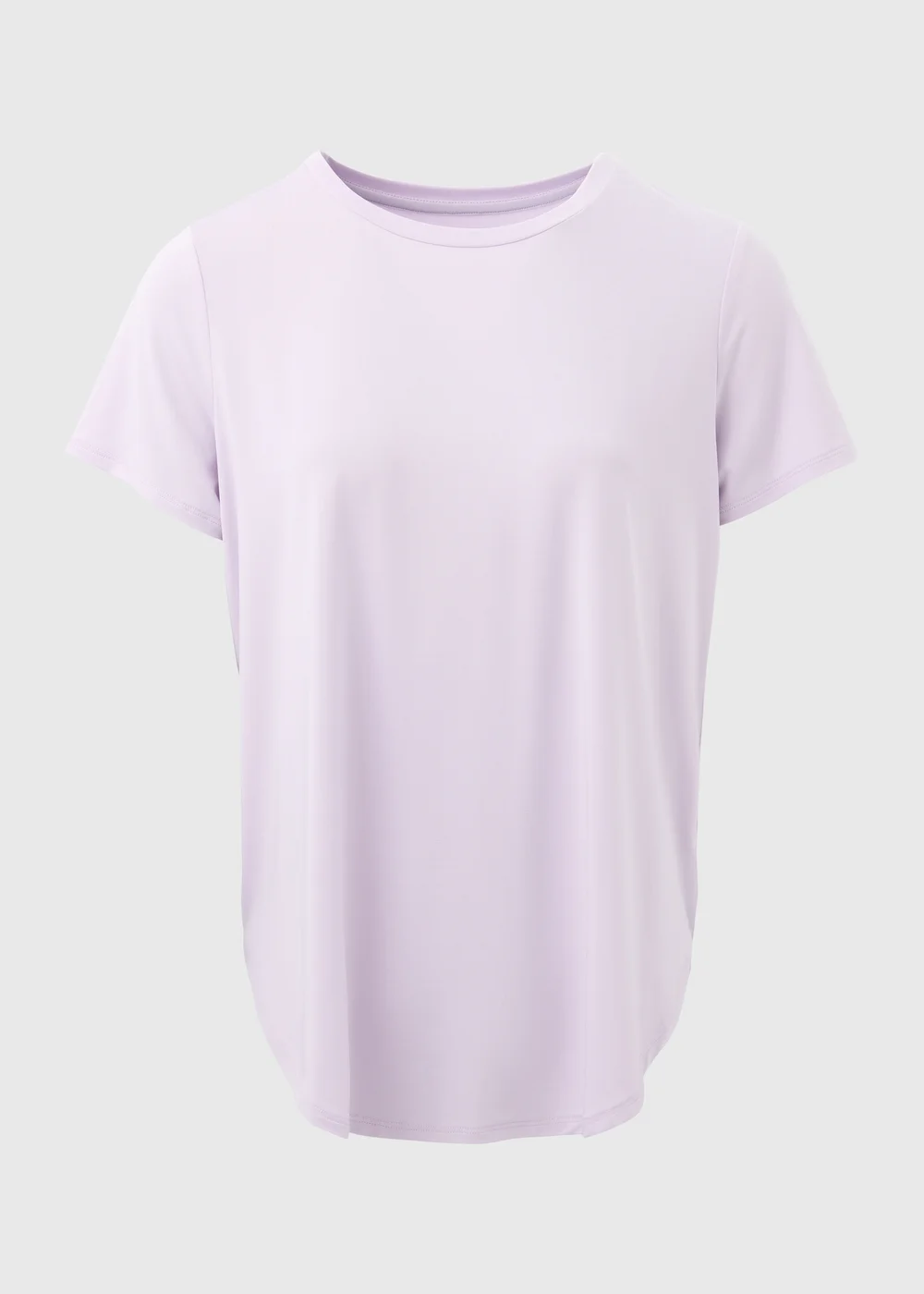 Souluxe Lilac Longline T-Shirt - Small Image 5
