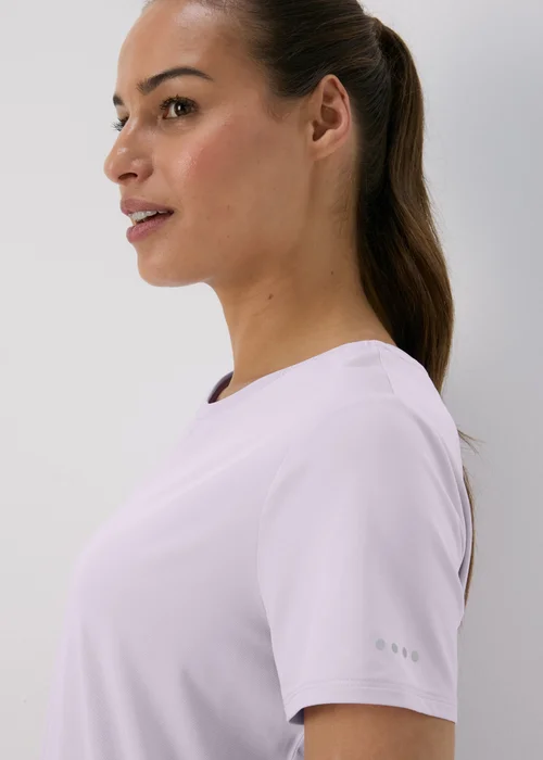 Souluxe Lilac Longline T-Shirt - Small Image 3