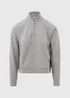 Souluxe Grey Half Zip Top - Small Image 5